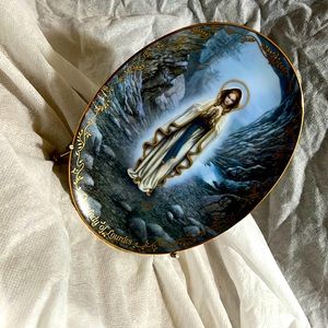 Our Lady of Lourdes  Porcelain Collectors Plate